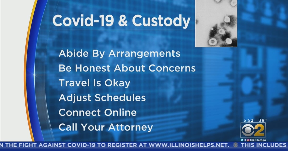 COVID19 Pandemic Causes Custody Issues With Divorced Parents CBS Chicago