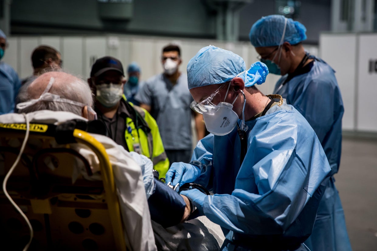 Inside the Javits New York Medical Station in New York City 