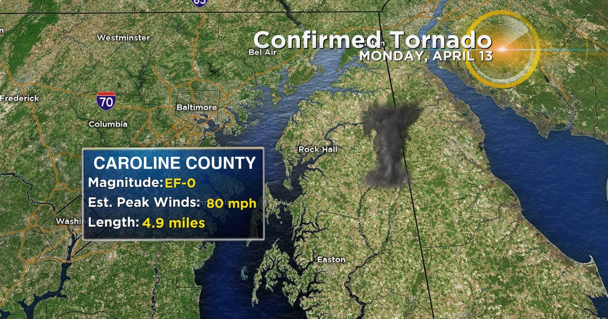 EF-0 Tornado Touched Down In Maryland During Monday's Storms - CBS ...