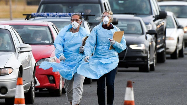 Drive-Thru Coronavirus Testing Center Opens In Denver 