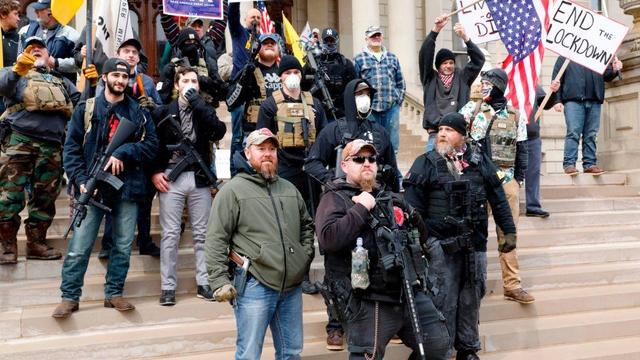 michigan coronavirus protest 