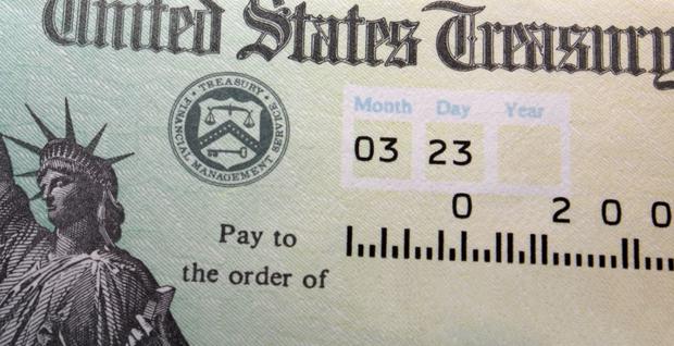 US Treasury - IRS check 