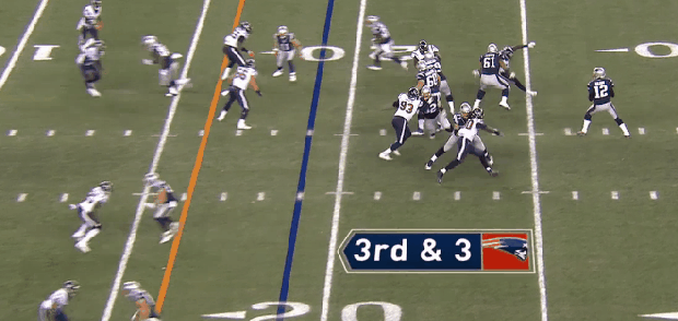 James White touchdown