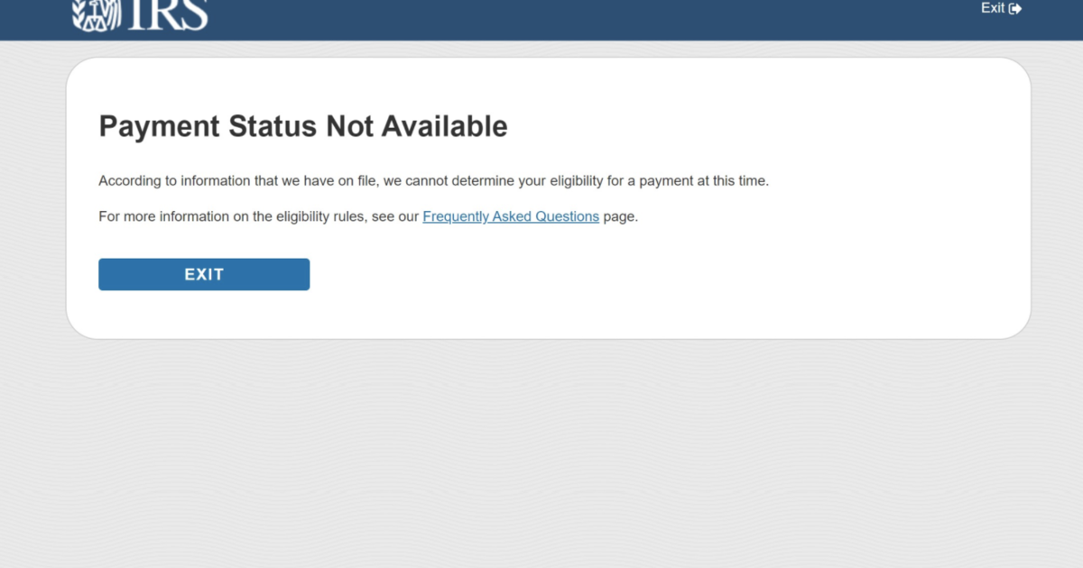 Irs Launches Tool To Track Stimulus Payments But Many Receive Payment Status Not Available 9386