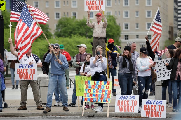 Tennessee coronavirus protest