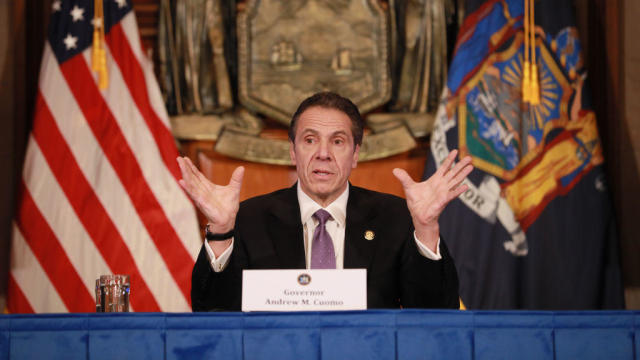 New York Governor Andrew Cuomo Holds His Daily Coronavirus Briefing In Albany 