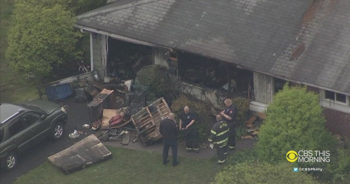 Officials No Injuries Reported In Fire That Left Levittown Home Heavily Damaged CBS Philadelphia
