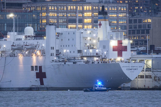 USNS Comfort Hospital Ship In New York To Aid Coronavirus Response Remains Largely Unused 