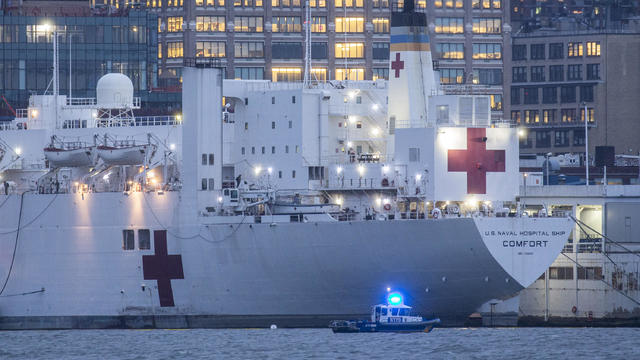 USNS Comfort Hospital Ship In New York To Aid Coronavirus Response Remains Largely Unused 