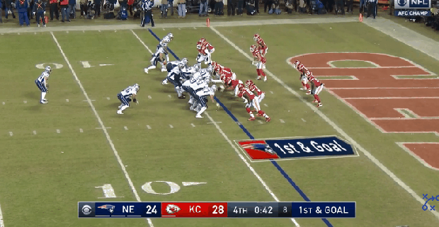 Rex Burkhead touchdown