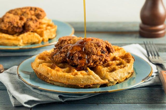 Homemade Southern Chicken and Waffles 