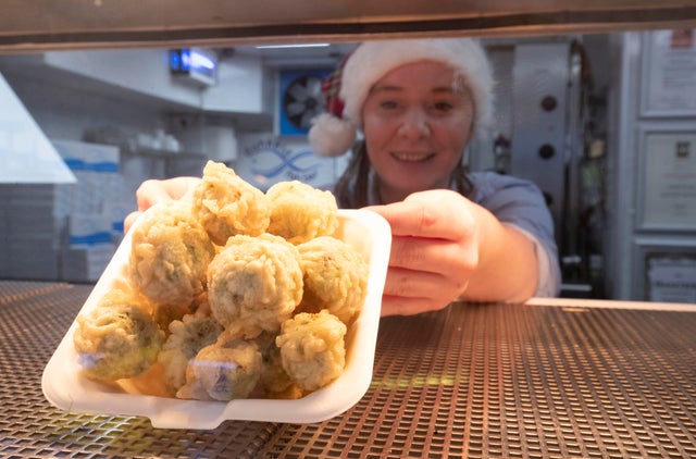 Deep-fried Christmas dinner 