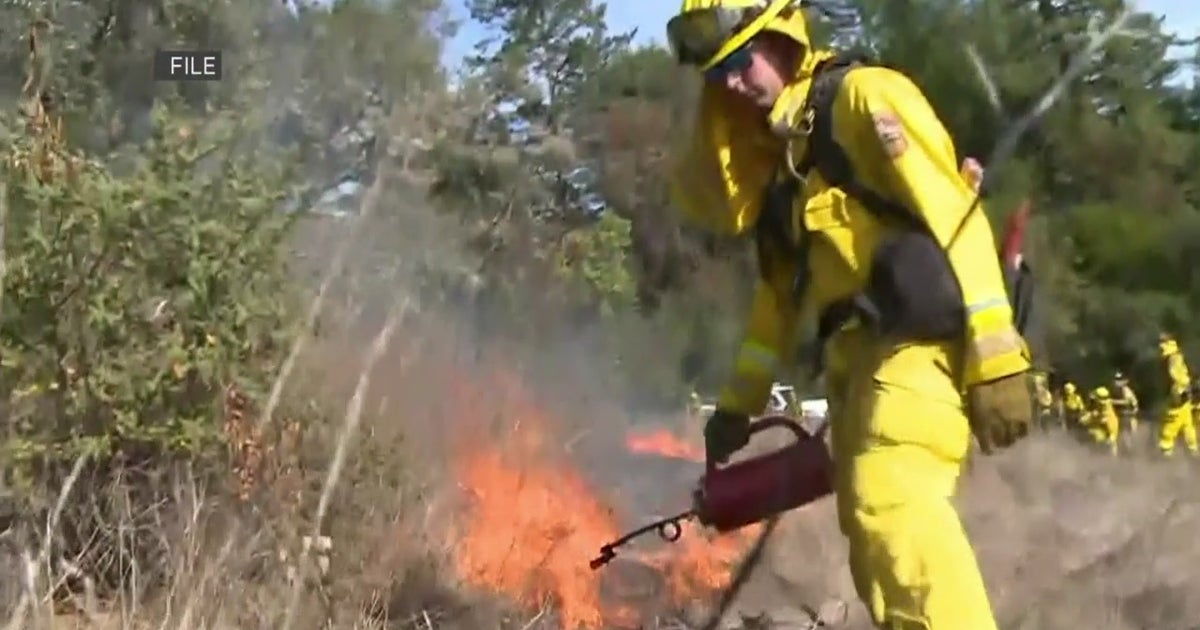 Fire Crews Battling 2-Alarm Vegetation Fire Near Vacaville - CBS San ...