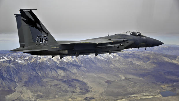 California Air National Guard 144th Fighter WingF-15 Eagle fighter jet 