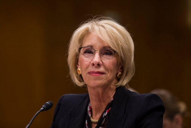 Education Secretary Betsy DeVos Testifies To Senate Committee On Department's Budget 