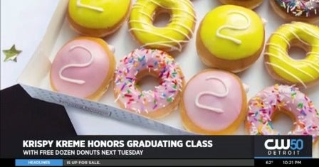 Krispy Kreme Honors Graduating Class With Free Dozen Donuts Next
