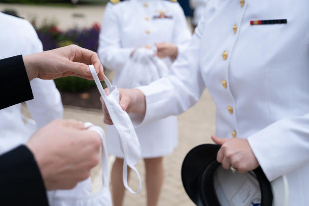 The United States Naval Academy holds the first swearing-in event for the Class of 2020 