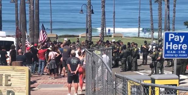 4 Arrested In San Clemente Protests Against Coronavirus Lockdown 
