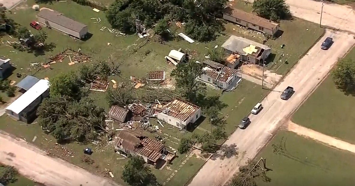 Tornado Confirmed In Bowie, Northwest Of Fort Worth, From Friday's ...