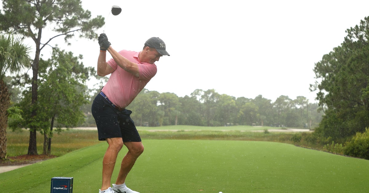 Peyton Manning Victorious In 'The Match,' Rides Golf Cart Featuring Broncos Logo & Colorado Flag