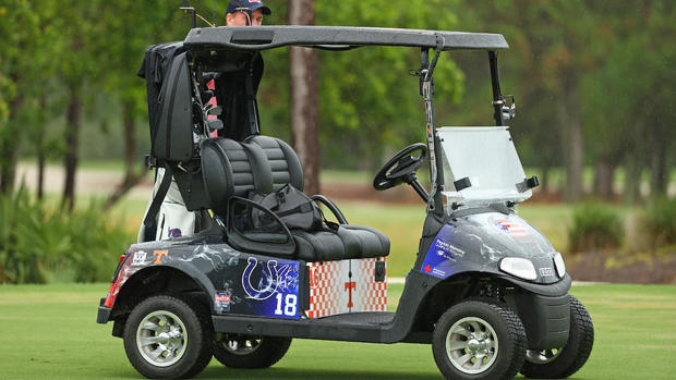 Peyton Manning's golf cart 