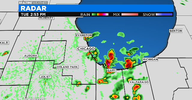 Chicago Weather: Isolated Storms Tuesday Night - CBS Chicago