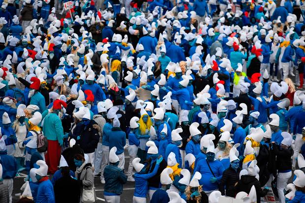 FRANCE-GUINNESS WORLD RECORDS-SMURFS 