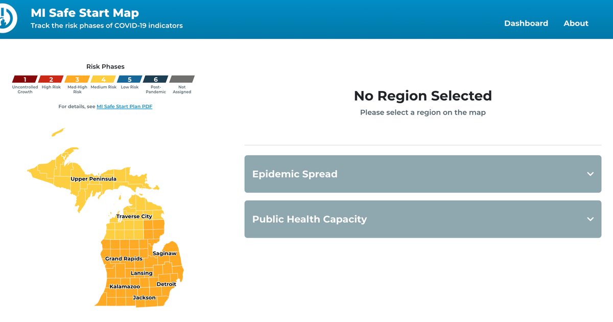 MI Safe Start Map Here's Everything To Know About The New Online