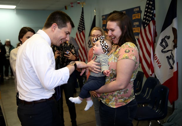 Pete Buttigieg Campaigns For President Across Iowa Ahead Of Caucus