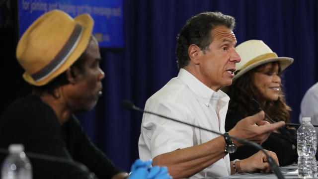 New York Governor Andrew Cuomo Holds His Daily Coronavirus In Brooklyn 