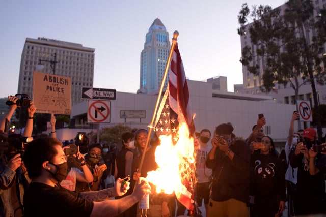 George Floyd protests in Los Angeles