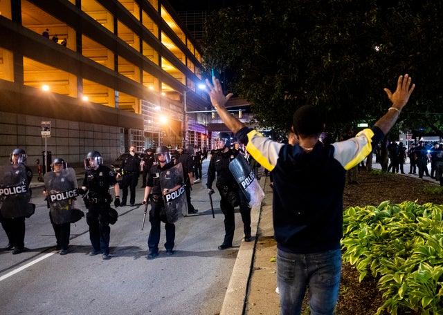 Protests Continue Around Detroit After Police Officer Allegedly Punched Woman 