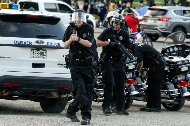 Protests Continue At Capitol In Denver In Aftermath To Death Of George Floyd 