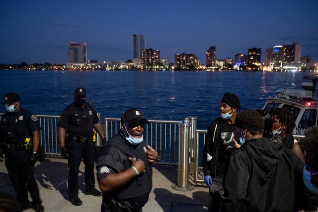Protests Continue Around Detroit 