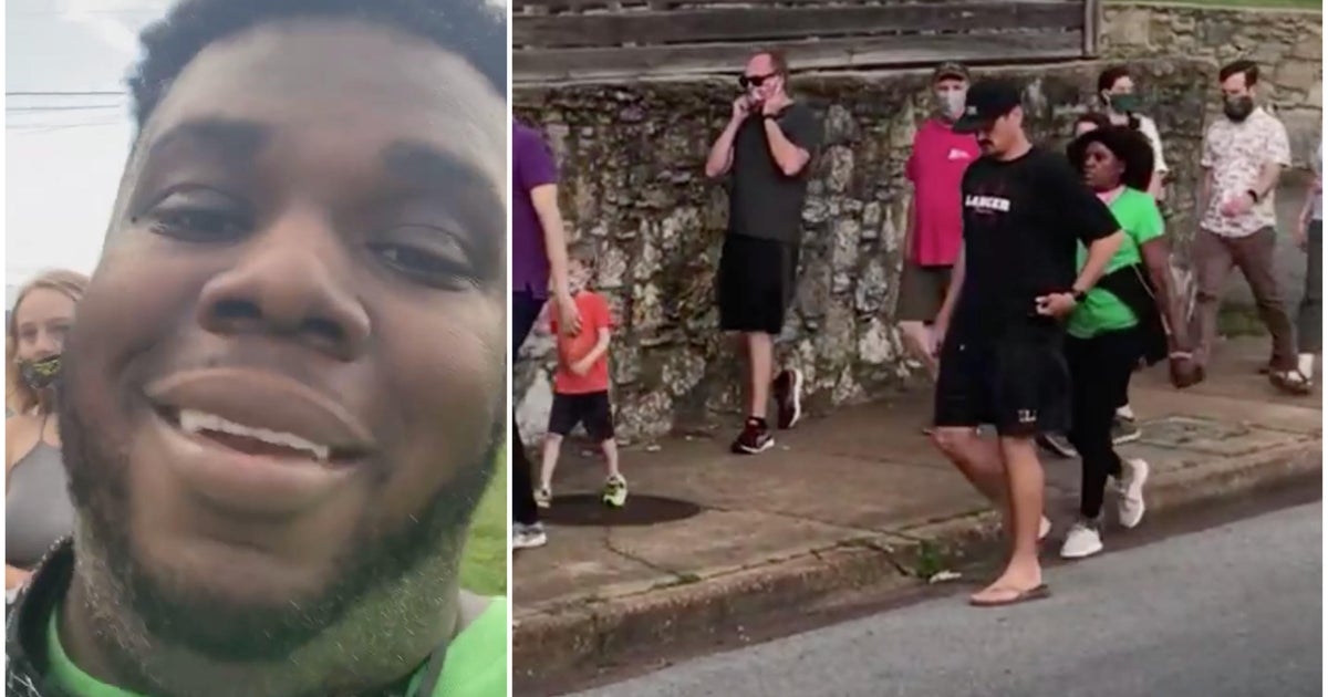 Neighbors join Nashville man afraid to walk alone for fear of not