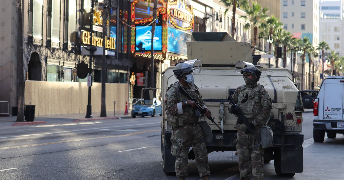 Protesters Arrested, National Guard Deployed In Downtown LA - CBS Los ...