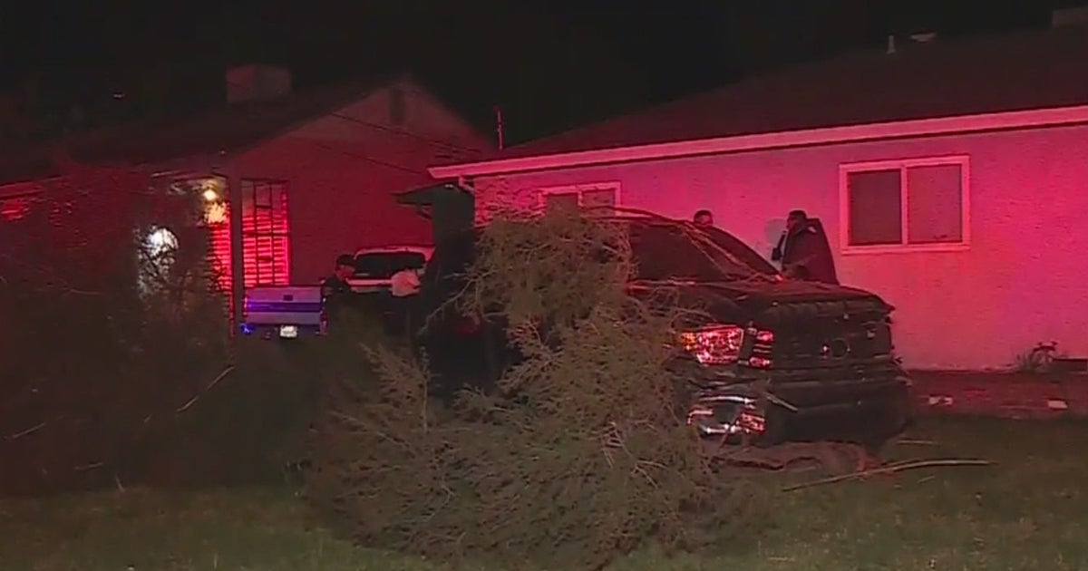 Pickup Truck Hauling Camper Crashes Into Orangevale Yard CBS Sacramento