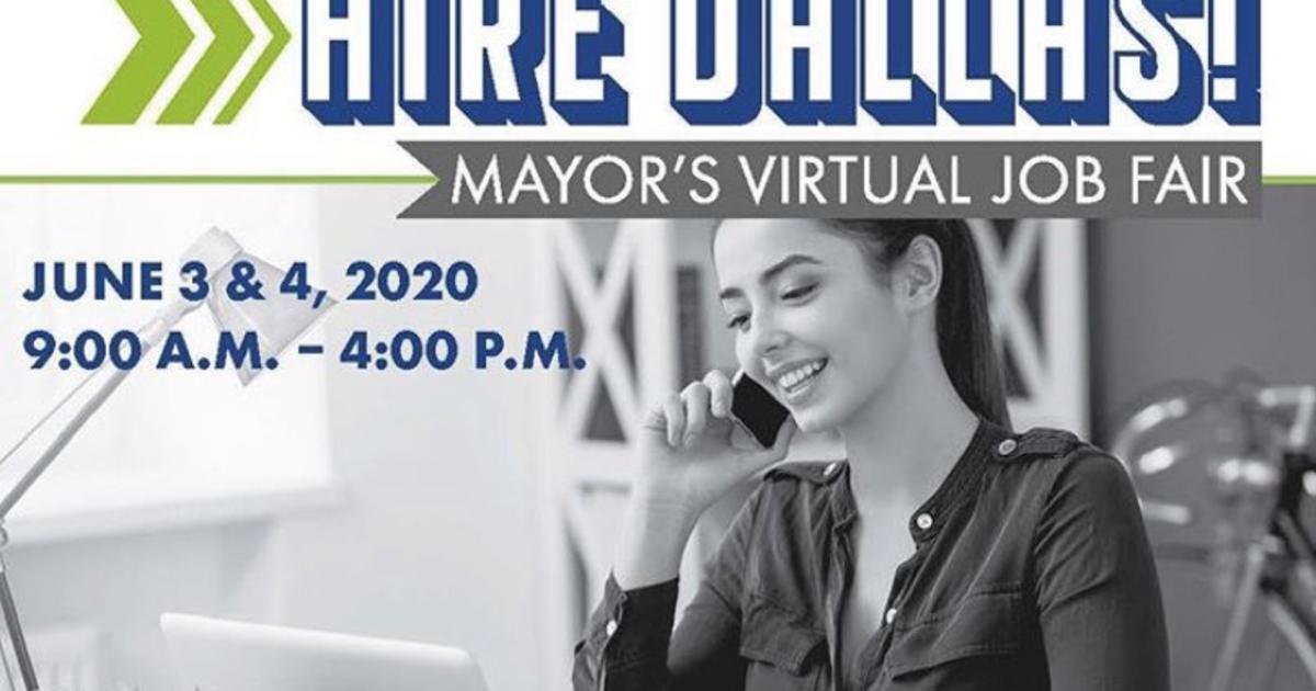 Dallas Virtual Job Fair Being Held Wednesday, Thursday CBS Texas