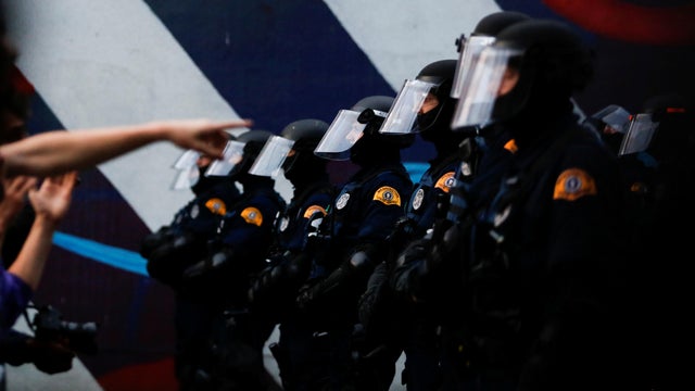 'I Can't Breathe' Protest Held After Man Dies In Police Custody In Minneapolis 