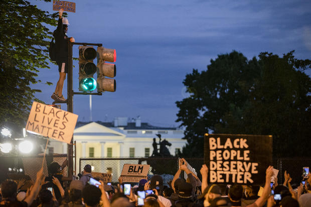 Protesters Demonstrate In D.C. Against Death Of George Floyd By Police Officer In Minneapolis 