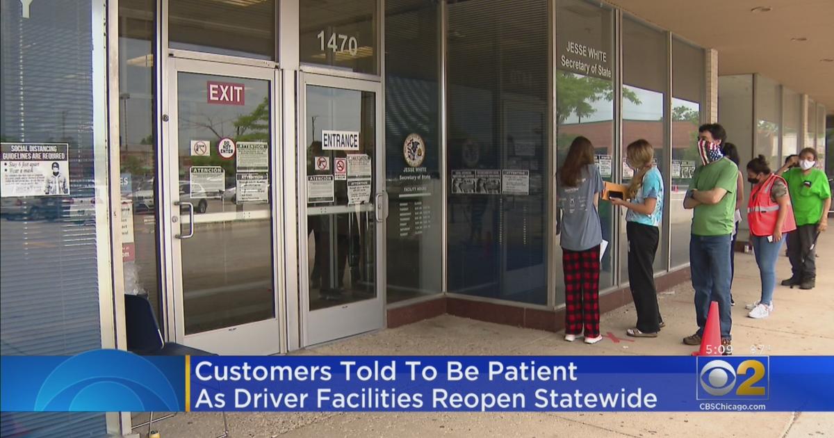 Long Lines At DMV As Facilities Reopen Under COVID19 Phase 3 Begins