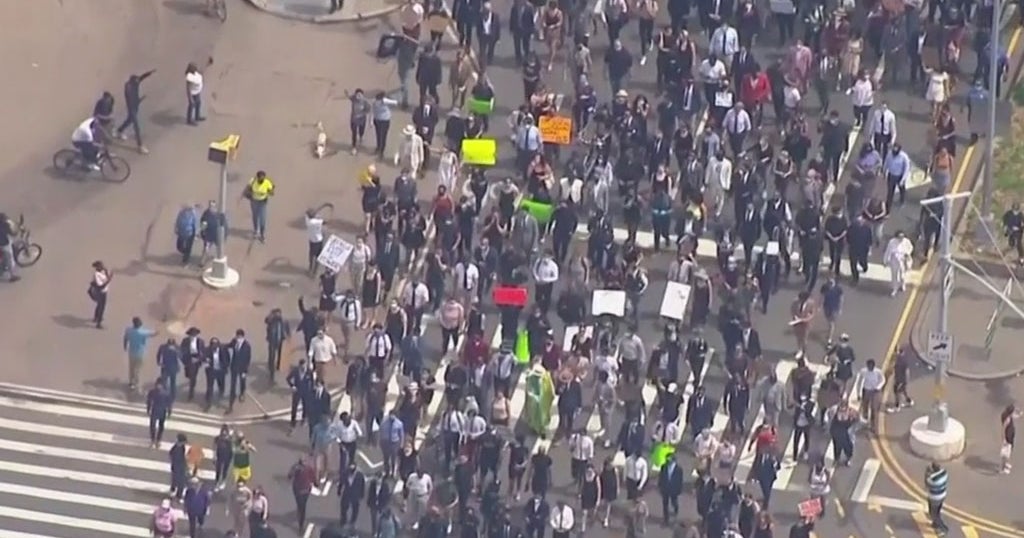 'All We Want Is Change And Our People To Stop Dying' Thousands March Through NYC For Eighth Day