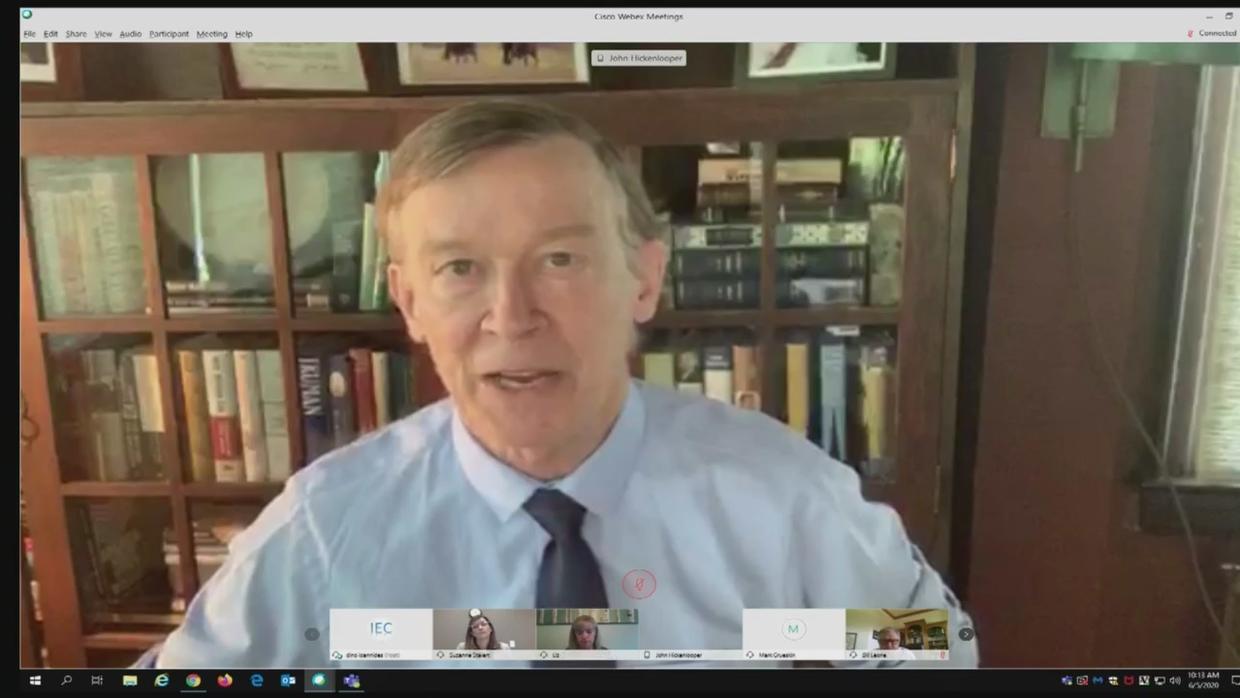 Former Colorado Governor John Hickenlooper Takes Part In Ethics Hearing ...