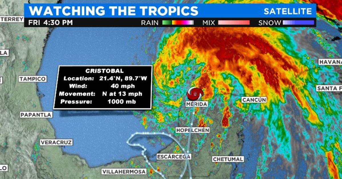 Cristobal Strengthens Into Tropical Storm As It Approaches US Gulf ...