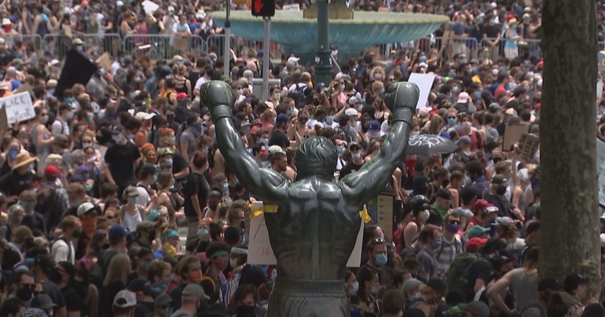 George Floyd Protest In Center City Draws Thousands As Philadelphia ...