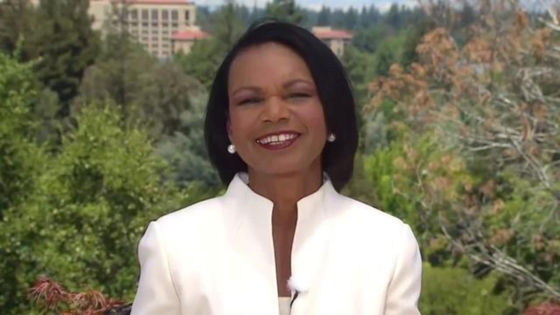 From government to gridiron: Condoleezza Rice models for NFL