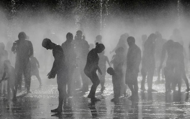 Hot weather in Spain