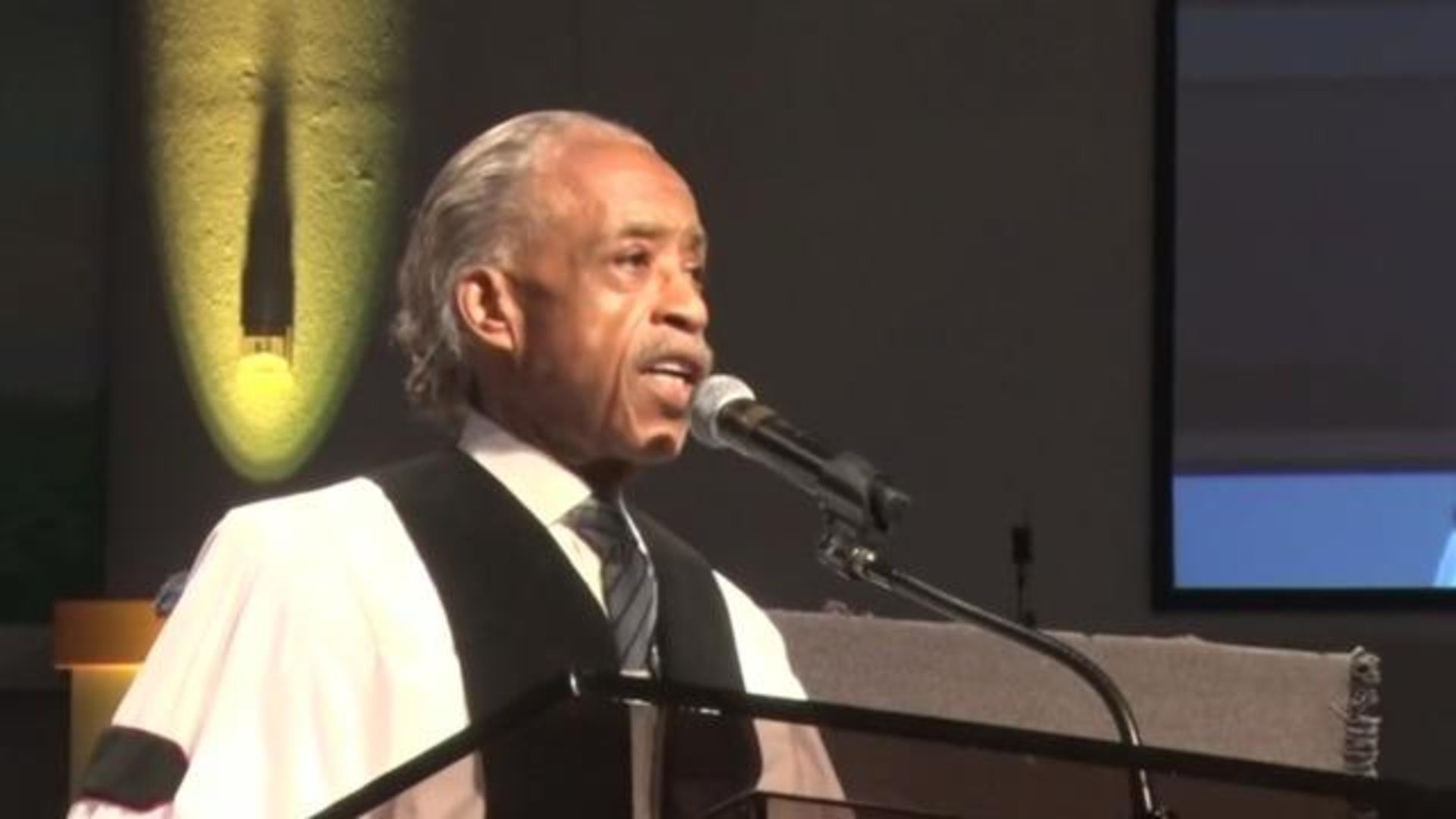 Sharpton Delivers Eulogy - The New York Times