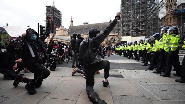 Black Lives Matter Demonstrations In UK Continue Into The Weekend 