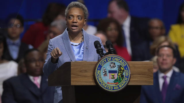 Lori Lightfoot Is Sworn In As Chicago's First Female African American Mayor 